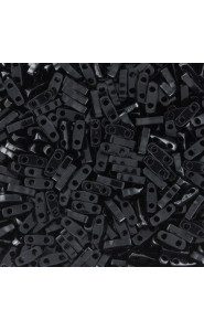 Miyuki quarter tila 5x1.2mm beads - Black QTL-401